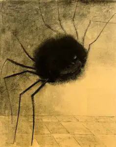 Simple Protection Spells - Art: Odilon Redon Siling Spider